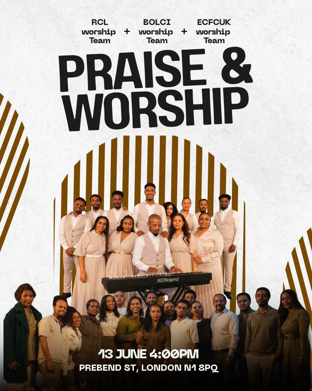 Blue Orange and White Modern Worship Night Instagram Post (2)
